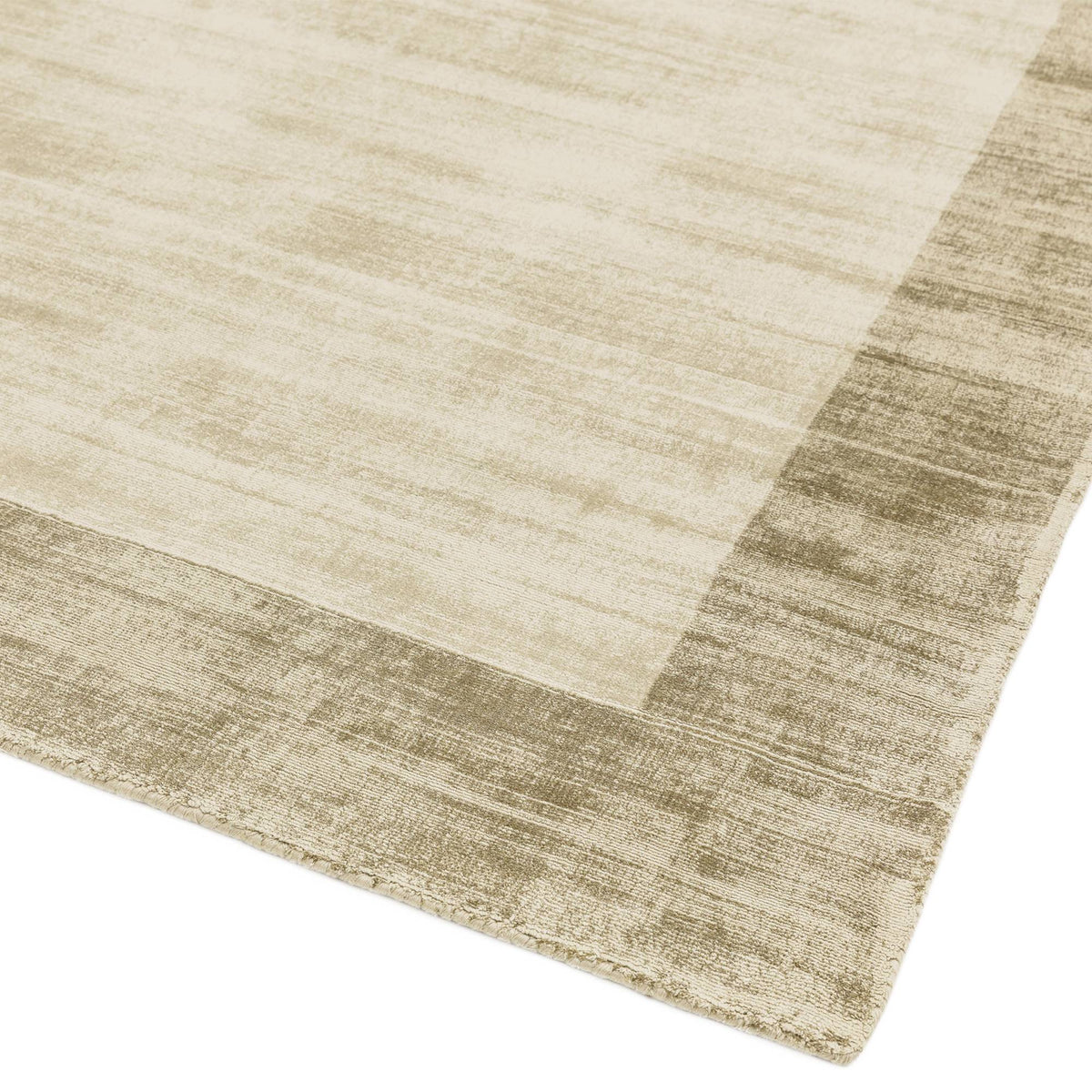 Blade Border Smoke Putty Rug