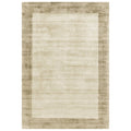 Blade Border Smoke Putty Rug