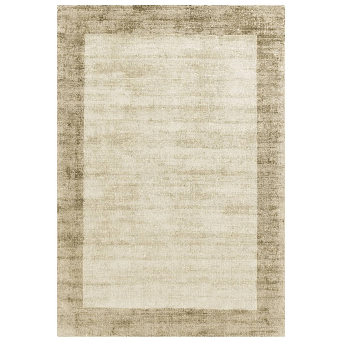 Blade Border Smoke Putty Rug