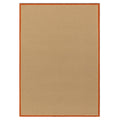 Bordo Boucle Rust Linen Rug