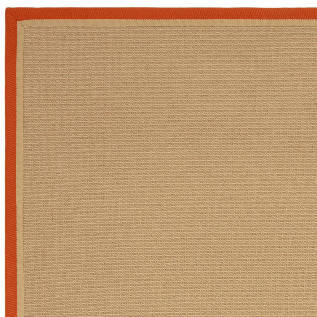 Bordo Boucle Rust Linen Rug
