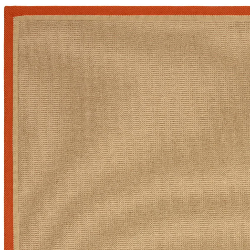 Bordo Boucle Rust Linen Rug