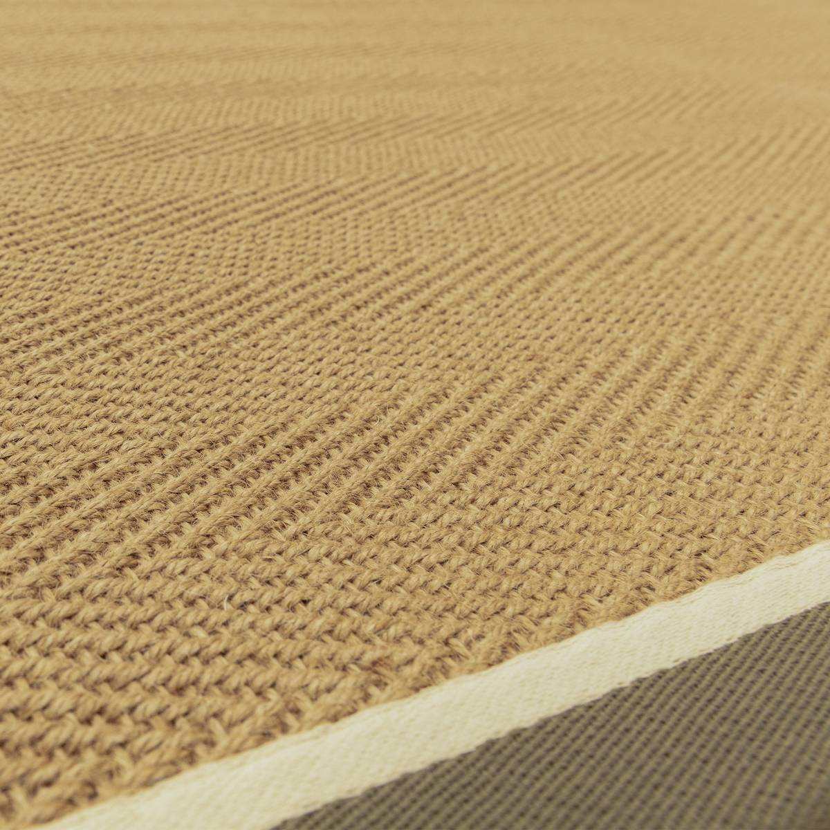 Bordo Herringbone Khaki Cream Rug