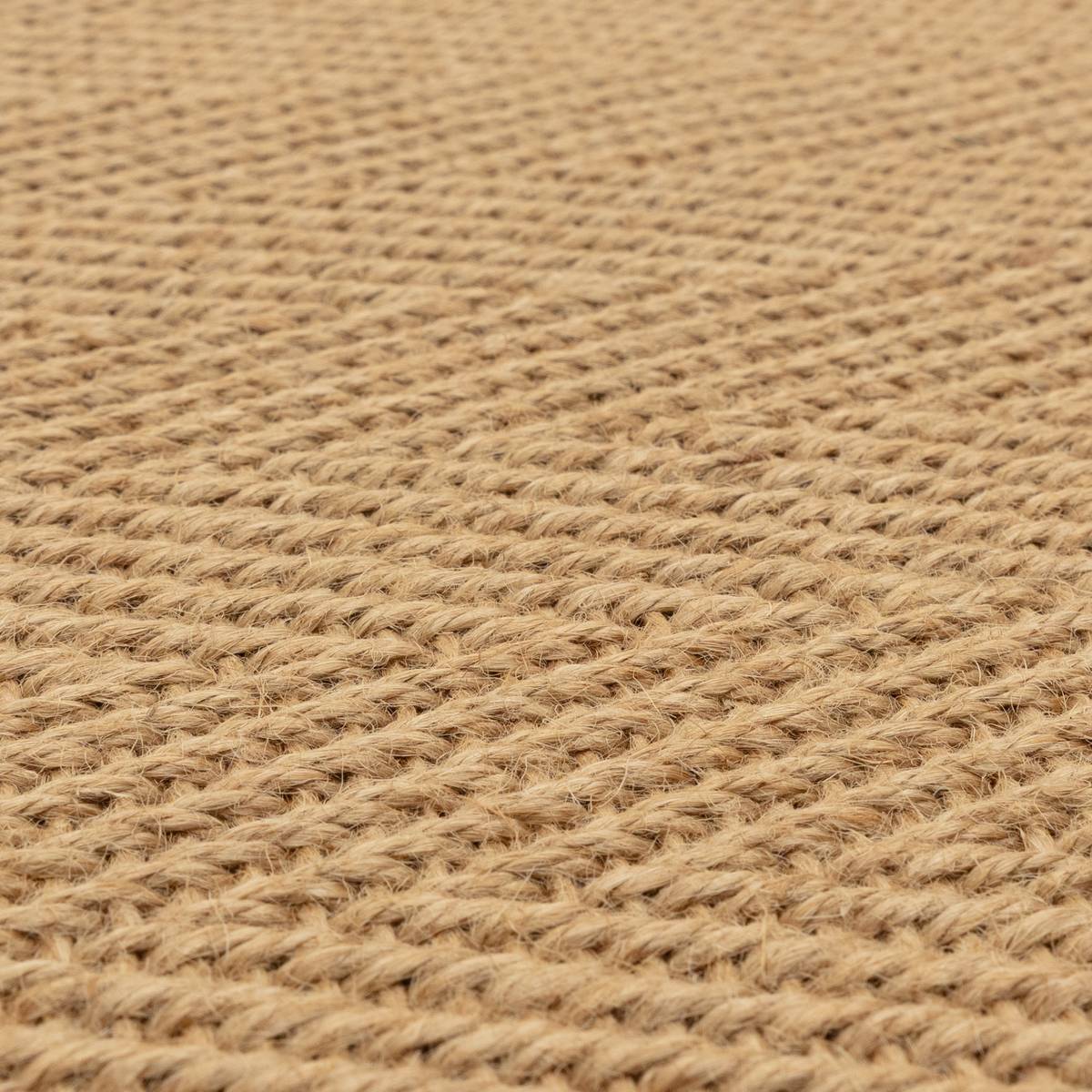 Bordo Herringbone Linen Cream Rug