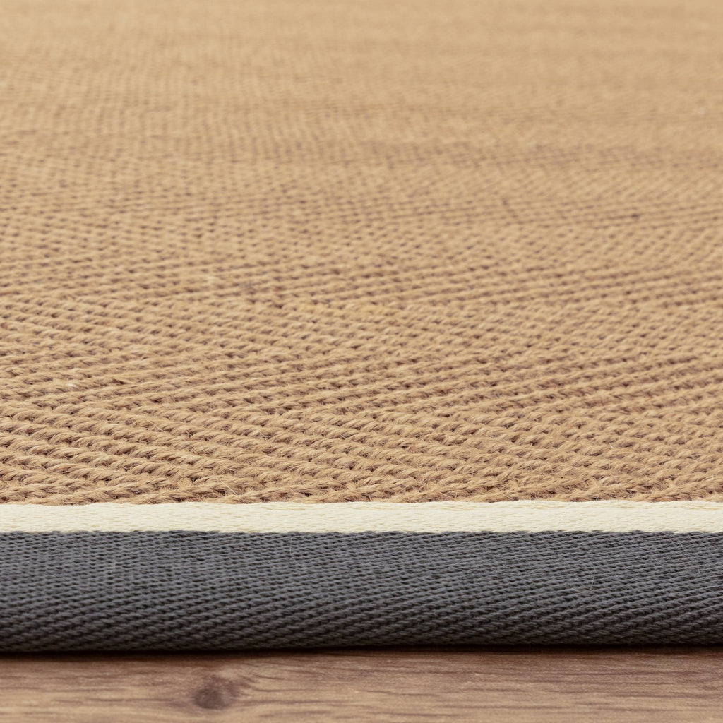 Bordo Herringbone Slate Cream Rug