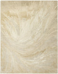 Brushlight Brushstroke Beige Grey Rug