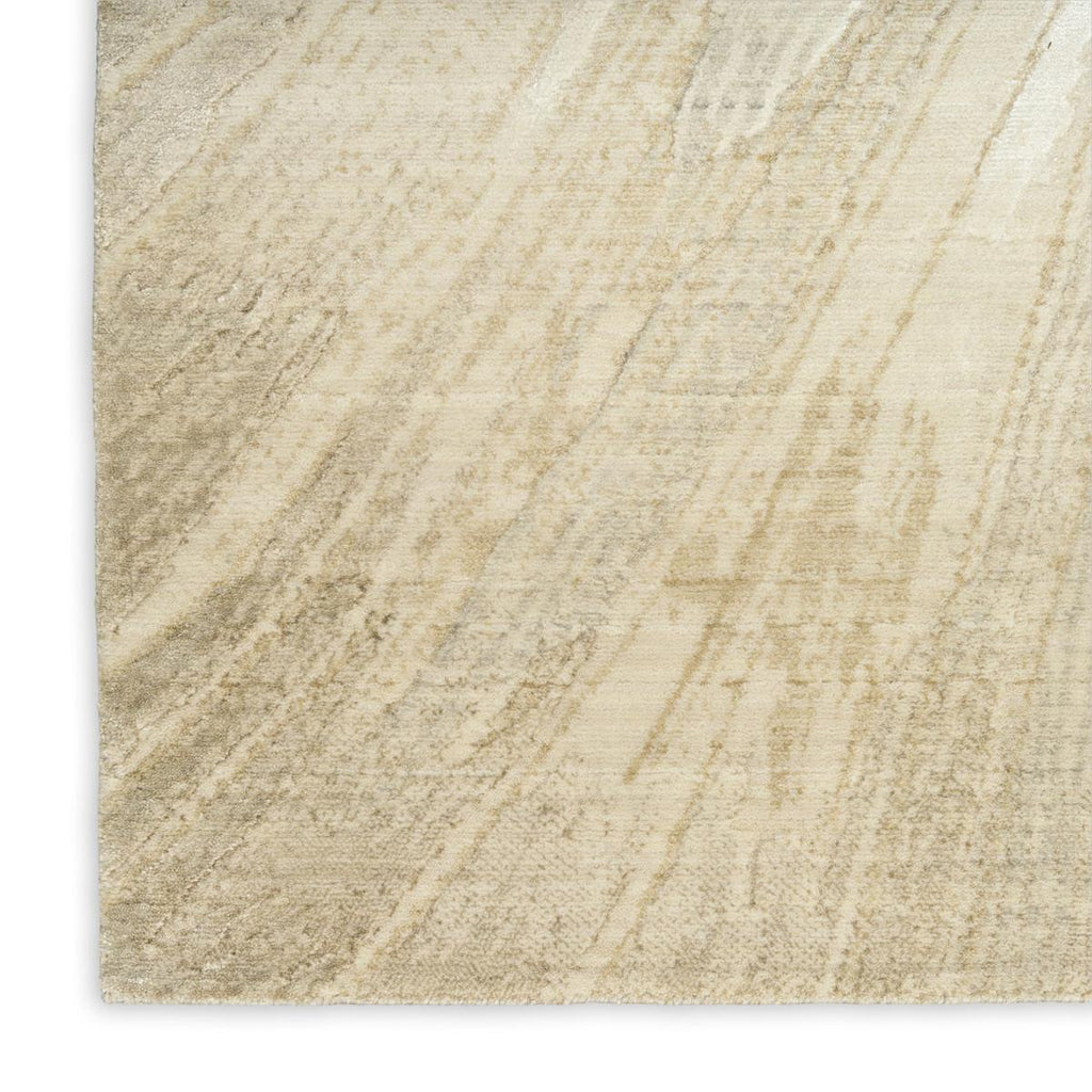 Brushlight Brushstroke Beige Grey Rug