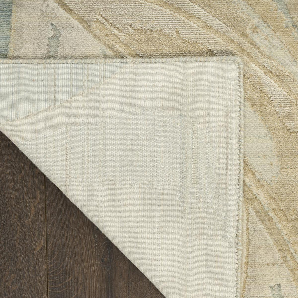 Brushlight Marble Blue Ivory Rug