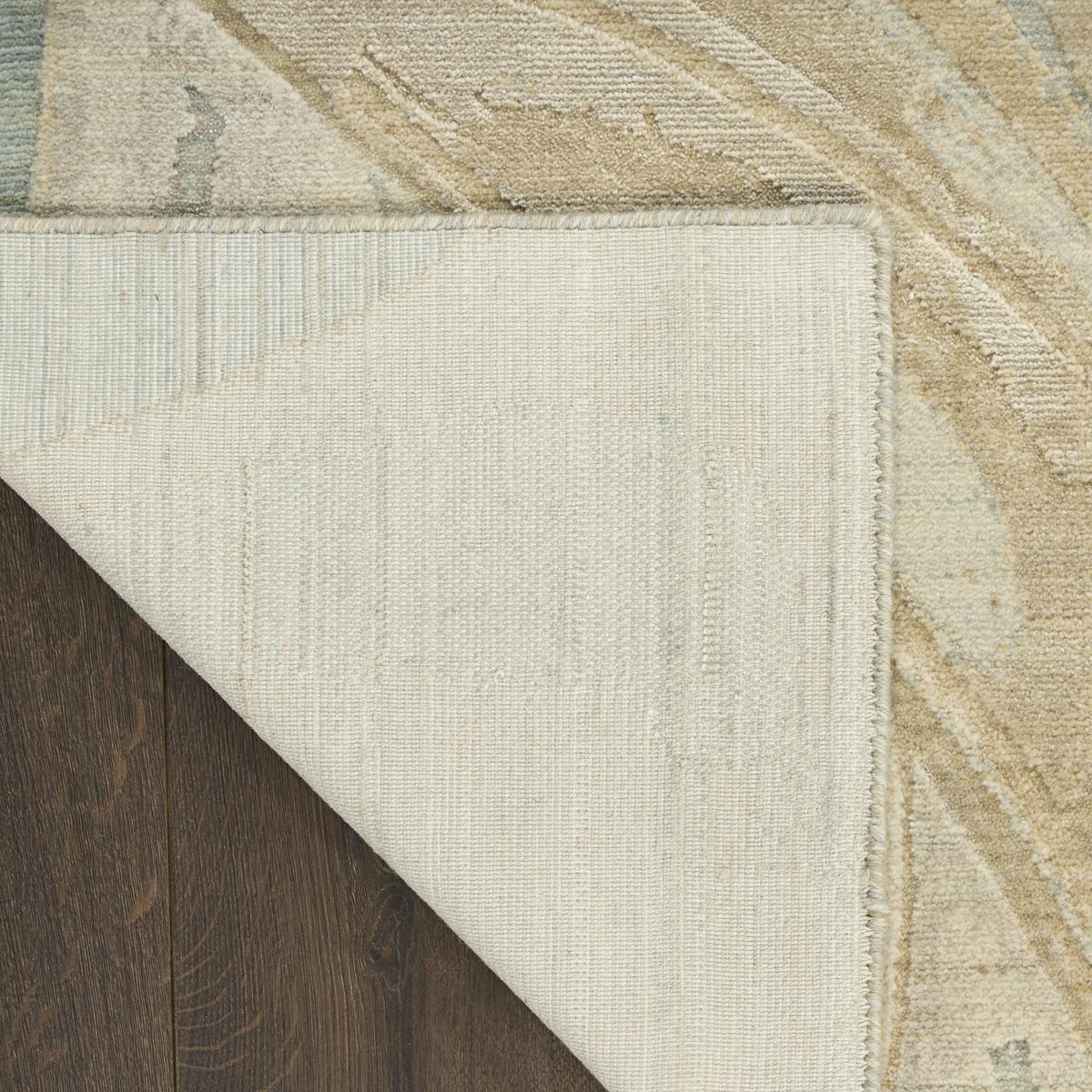 Brushlight Marble Blue Ivory Rug