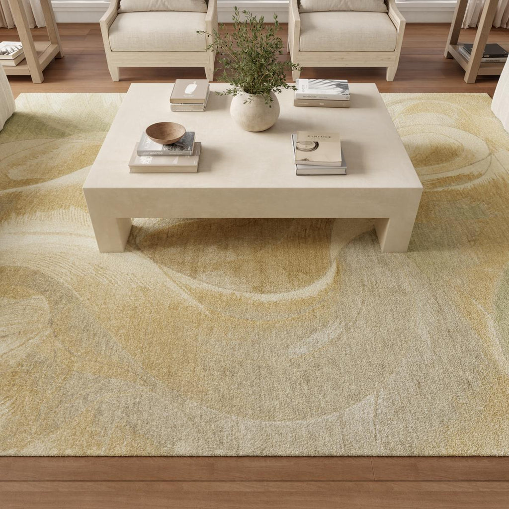 Brushlight Ribbon Beige Grey Rug