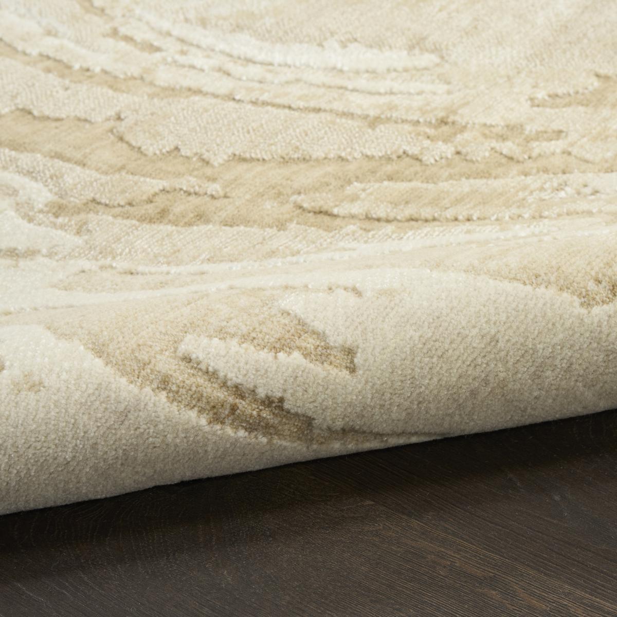 Brushlight Vortex Beige Ivory Rug