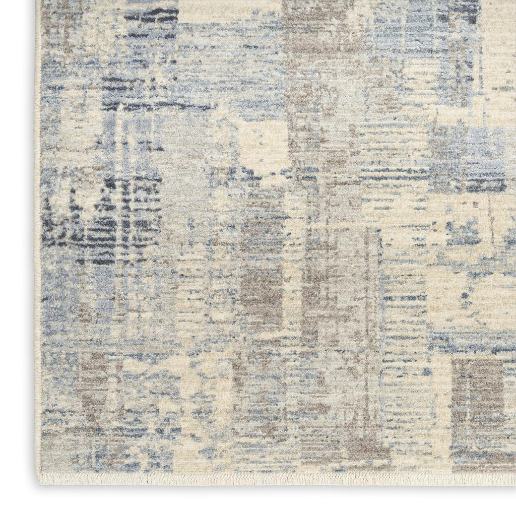 Calvin Klein Drift Mosaic Blue Beige Rug