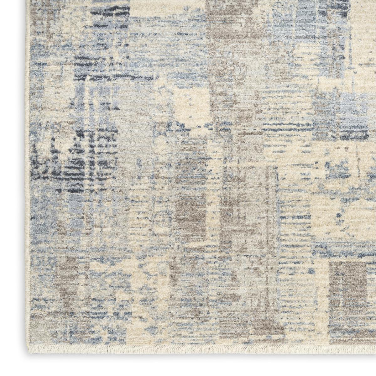 Calvin Klein Drift Mosaic Blue Beige Rug