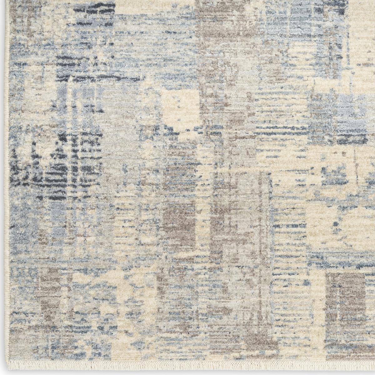 Calvin Klein Drift Mosaic Blue Beige Rug