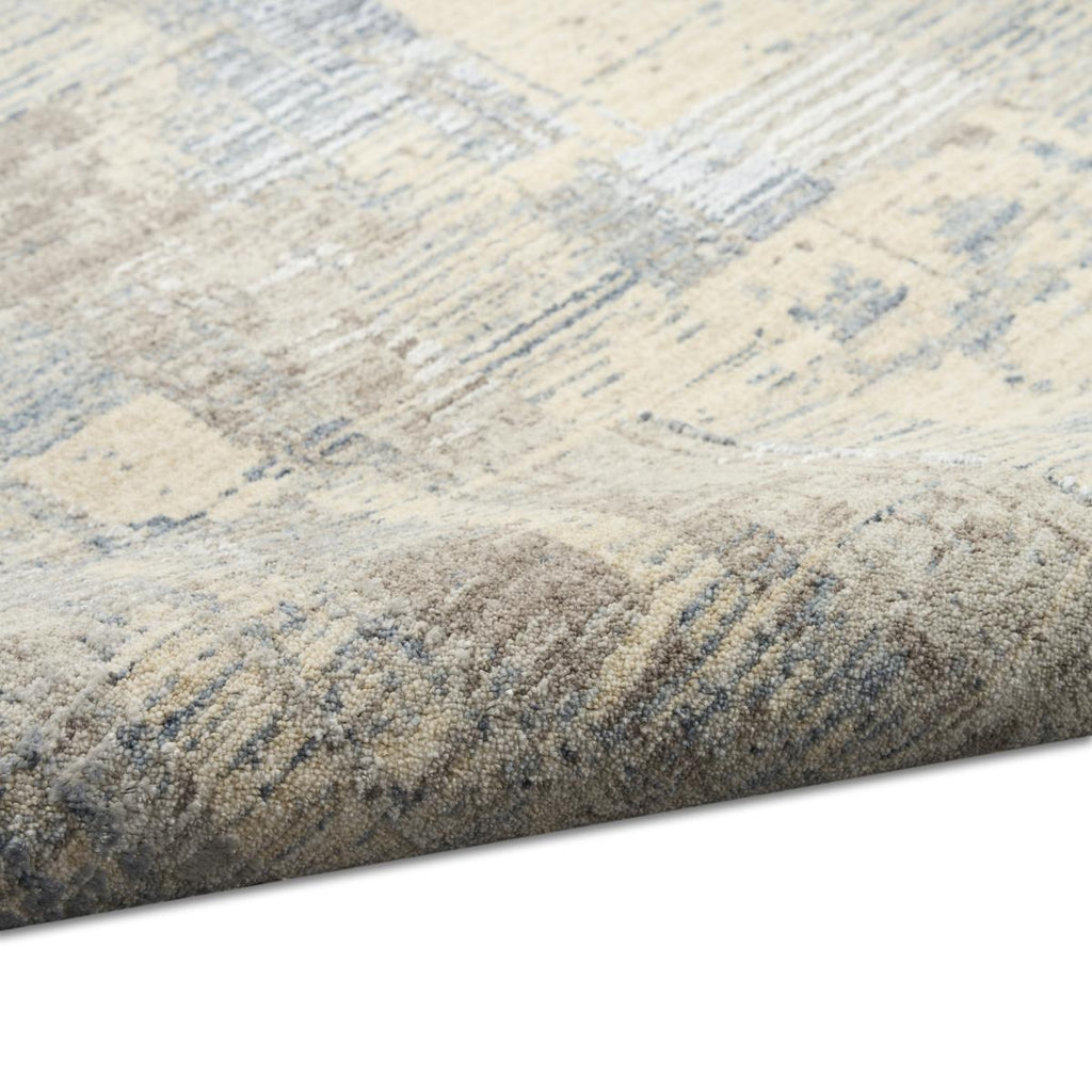 Calvin Klein Drift Mosaic Blue Beige Rug