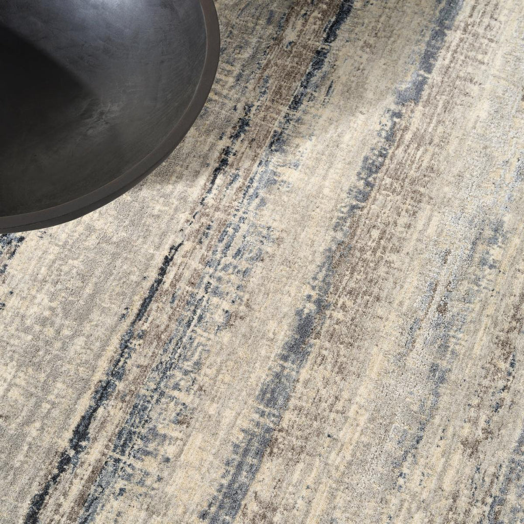 Calvin Klein Drift Stripe Blue Rug