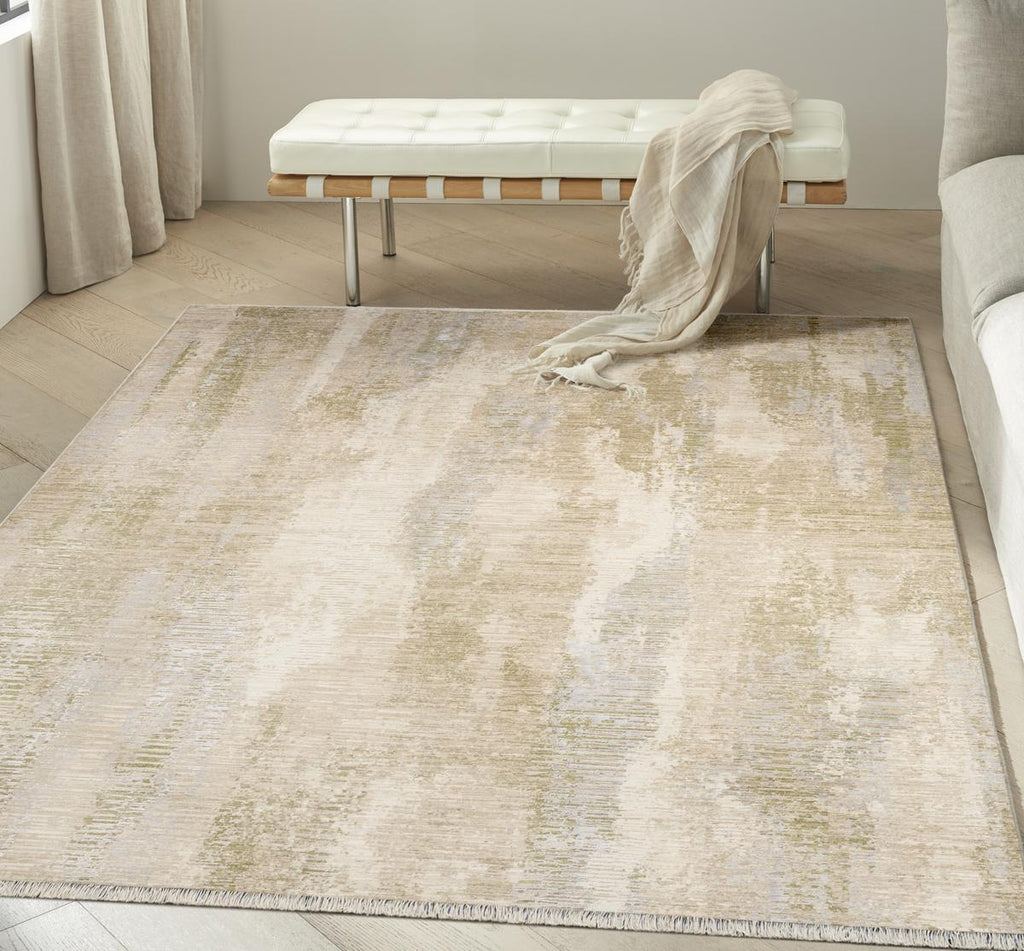 Calvin Klein Drift Wash Beige Sage Rug