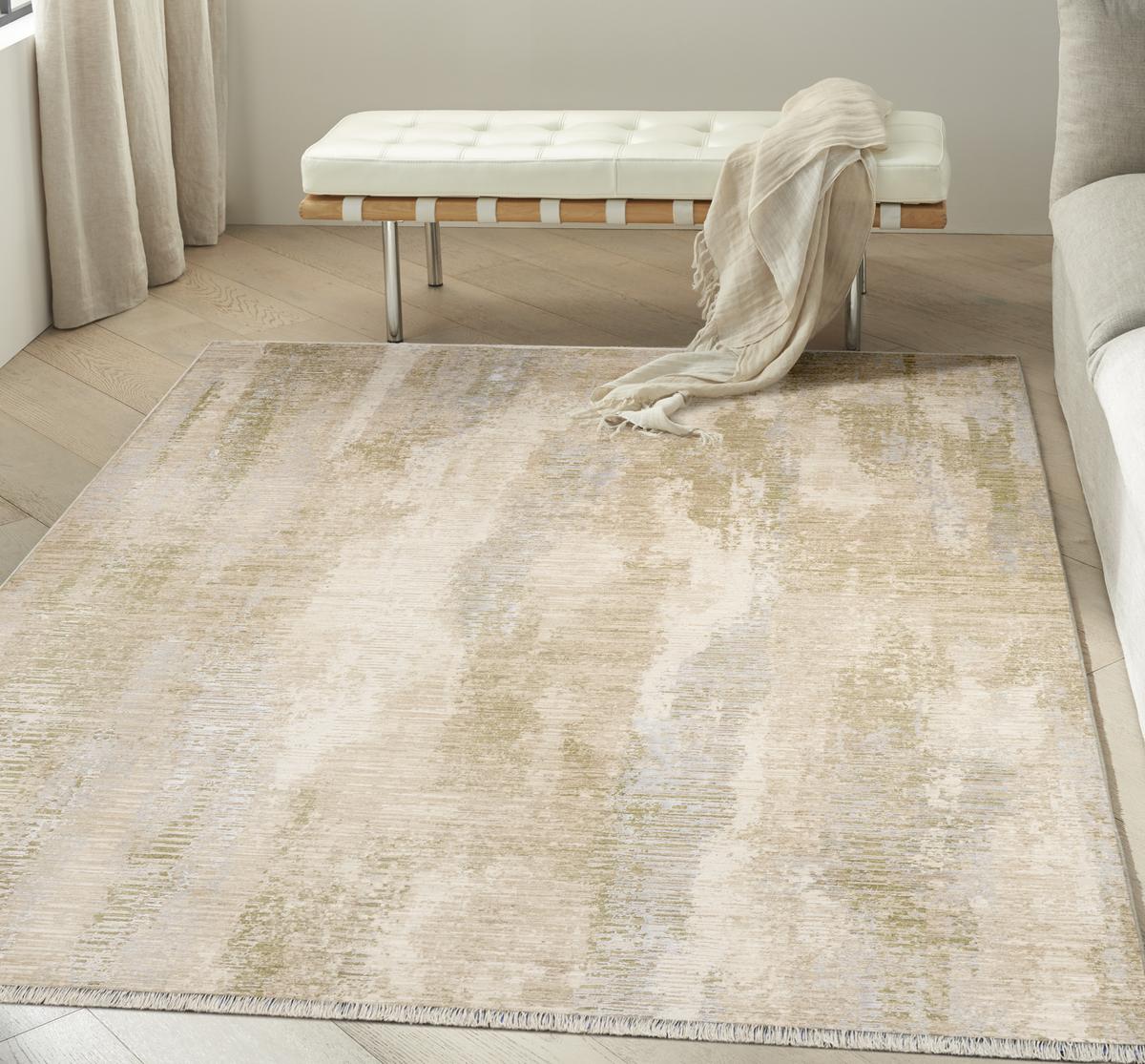 Calvin Klein Drift Wash Beige Sage Rug