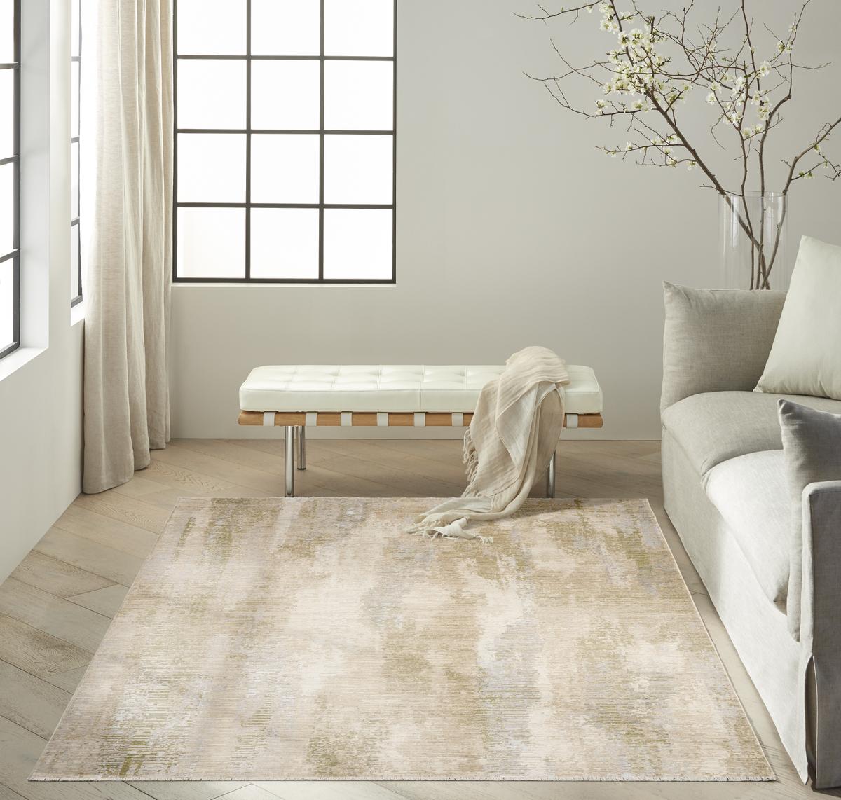 Calvin Klein Drift Wash Beige Sage Rug