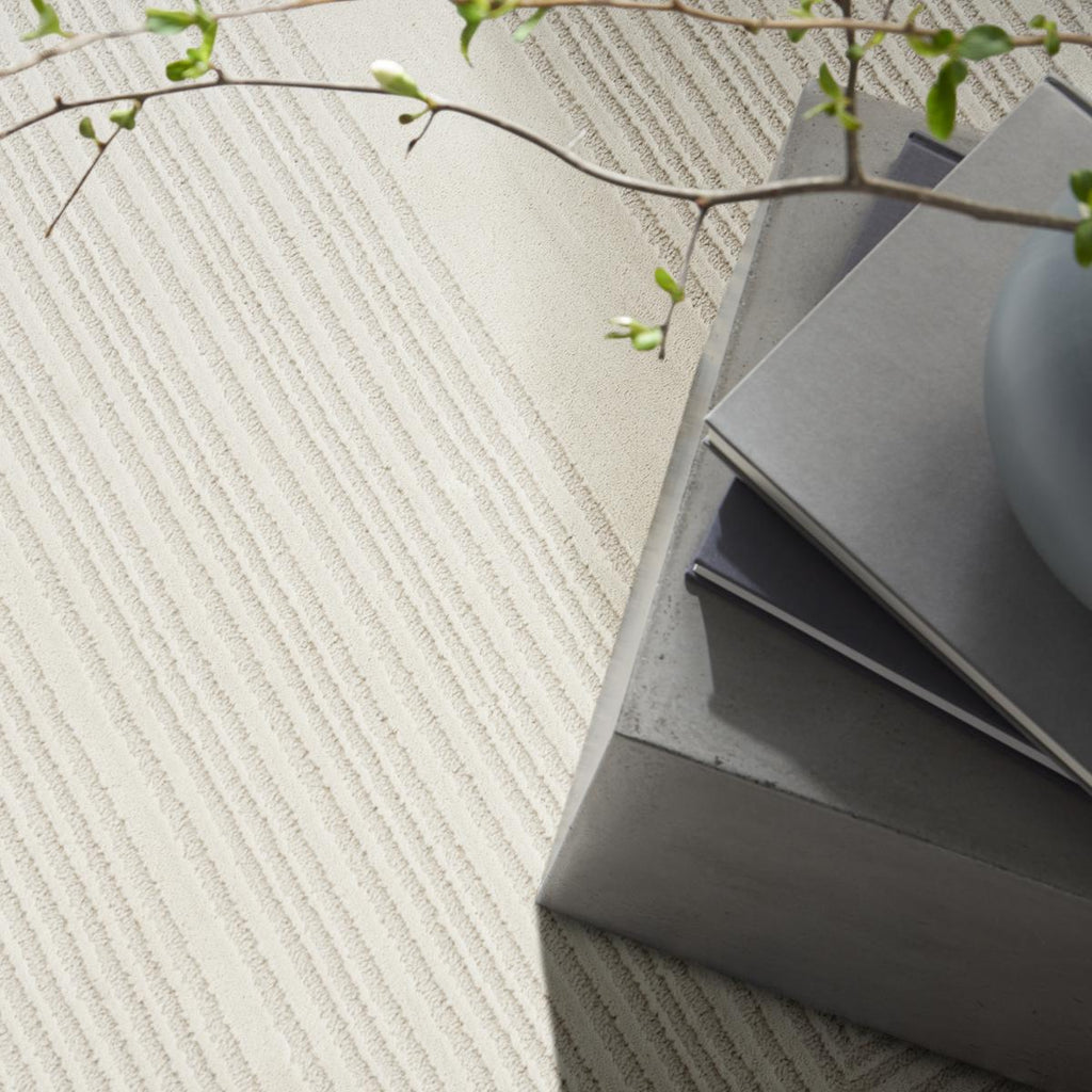 Calvin Klein Irradiant Maze Ivory Rug