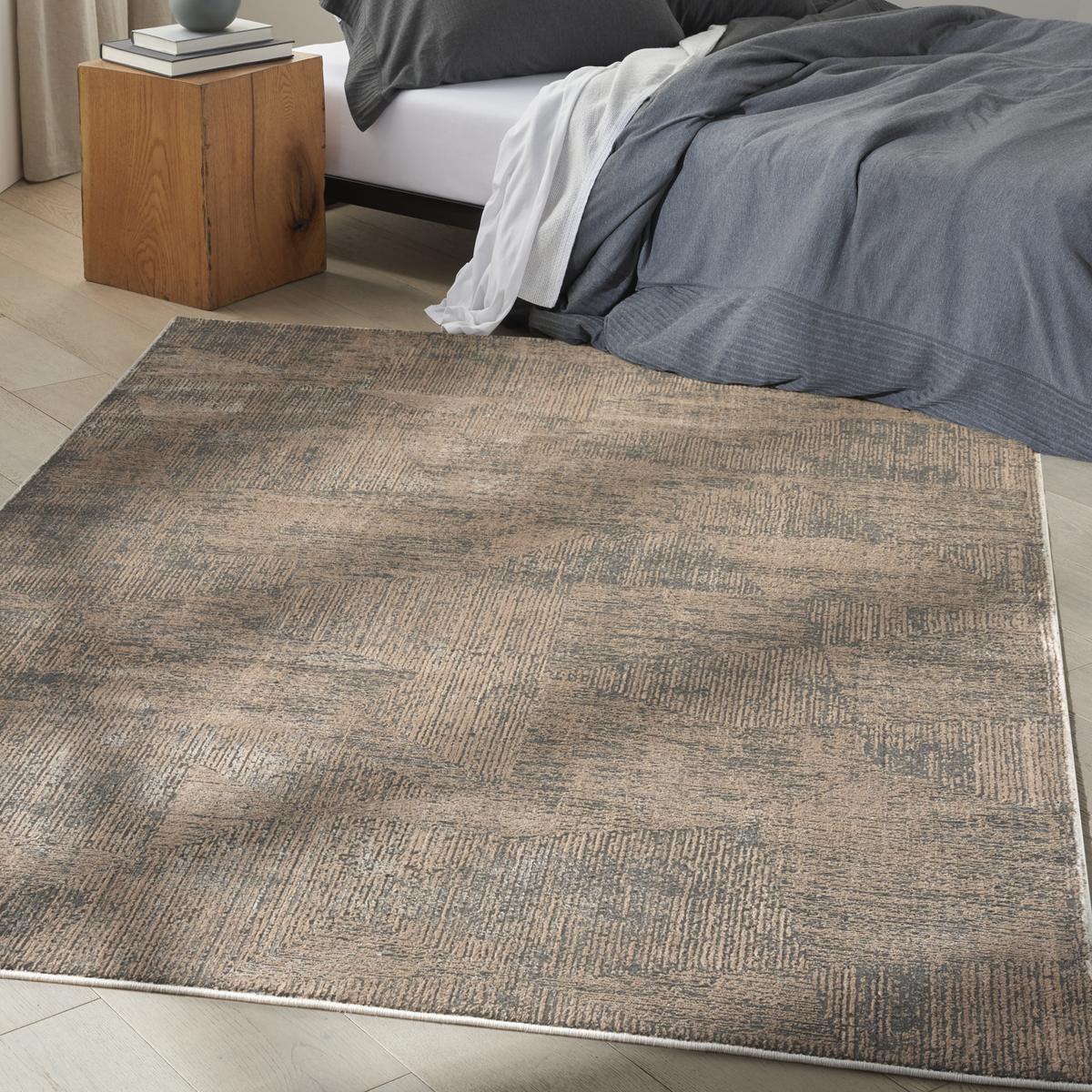 Calvin Klein Irradiant Patina Black Ivory Rug