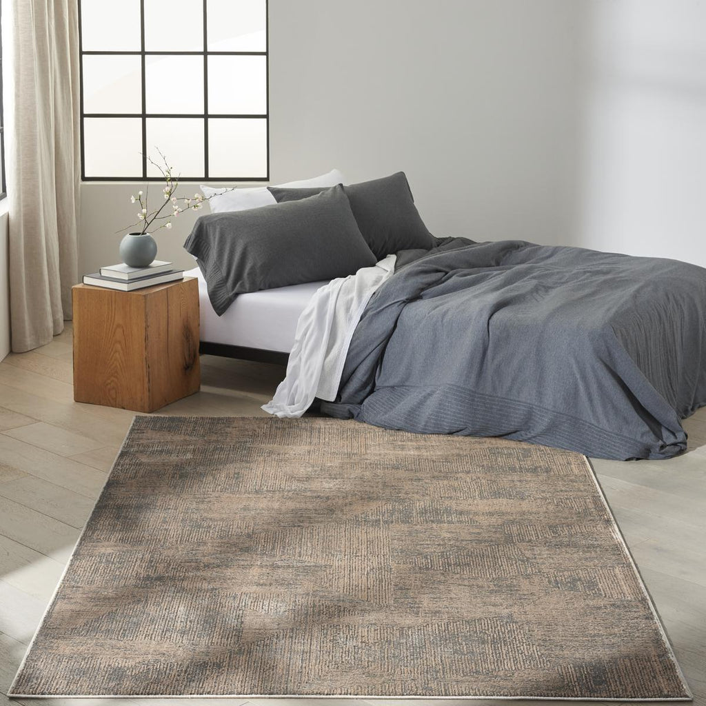 Calvin Klein Irradiant Patina Black Ivory Rug