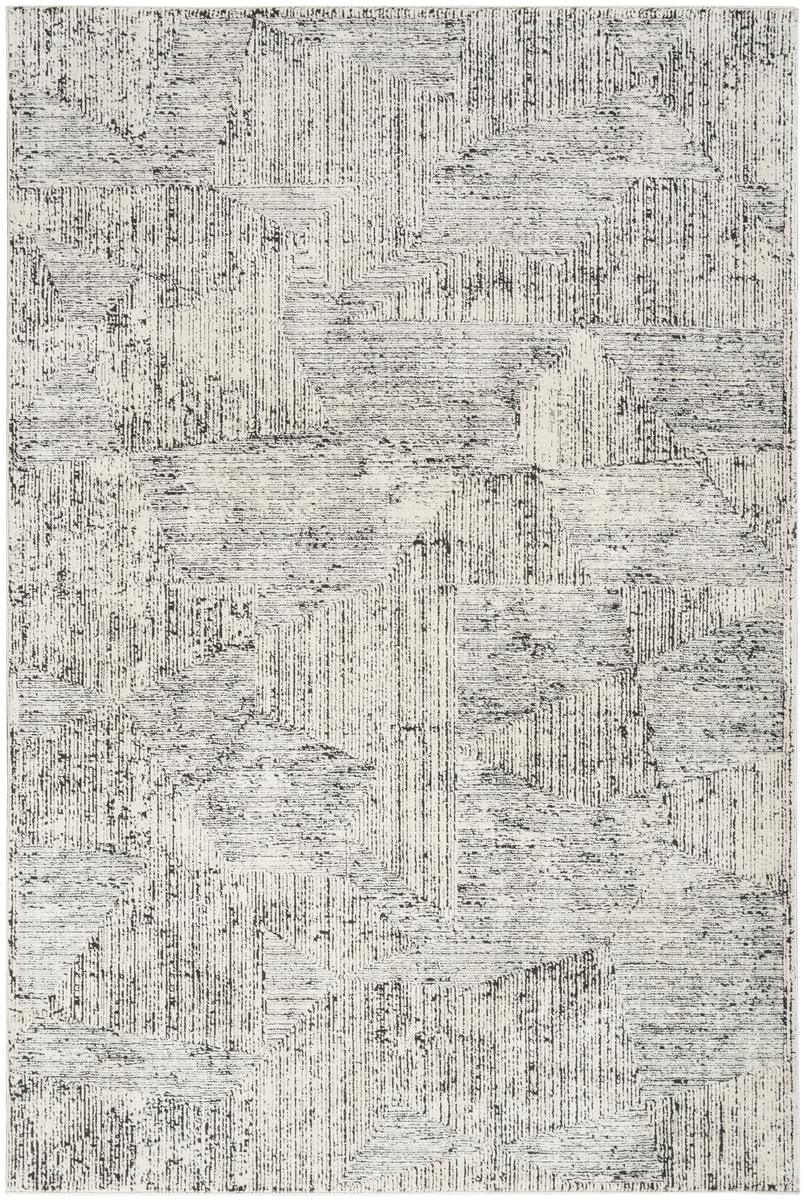 Calvin Klein Irradiant Patina Cream Black Rug