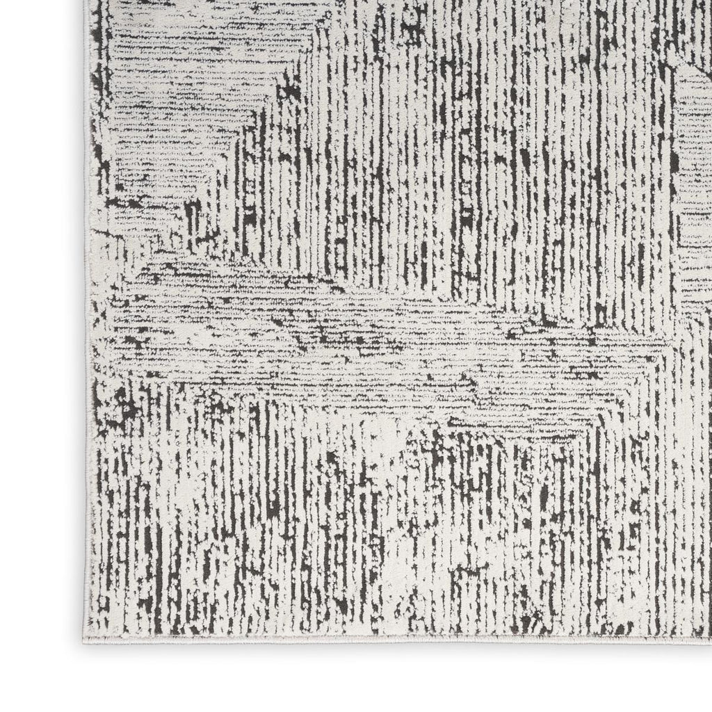 Calvin Klein Irradiant Patina Cream Black Rug