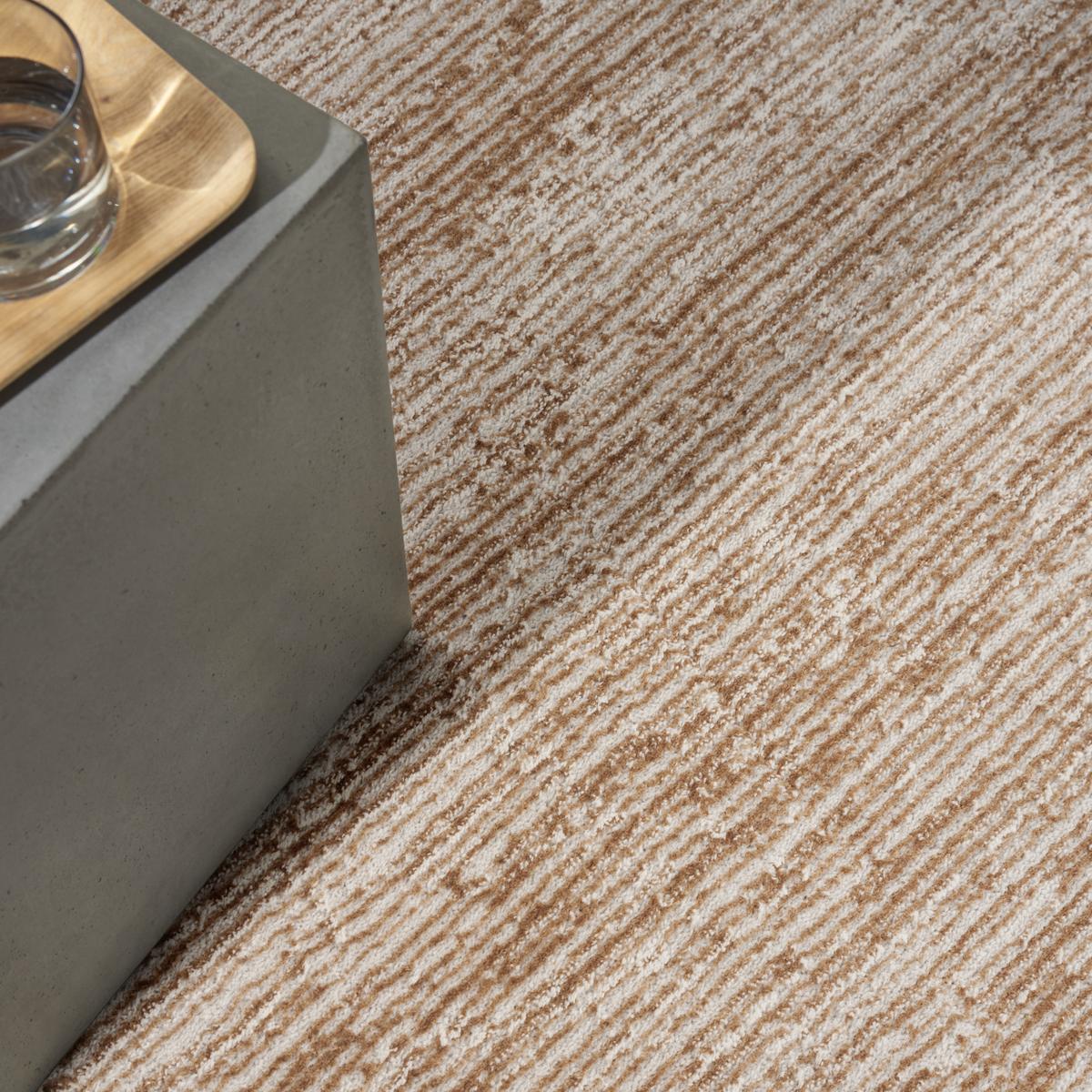 Calvin Klein Irradiant Silk Rose Gold Rug