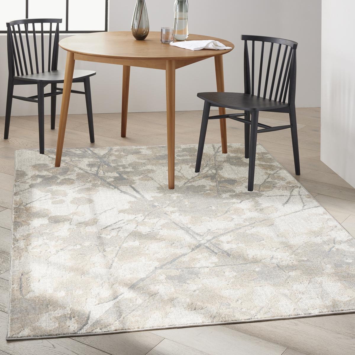 Calvin Klein Rush Blossom Grey Multicolour Rug