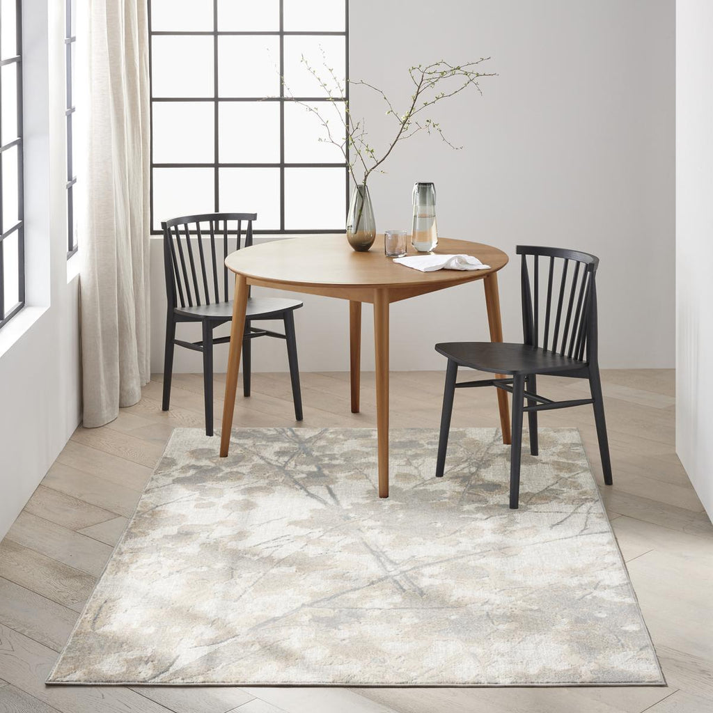 Calvin Klein Rush Blossom Grey Multicolour Rug