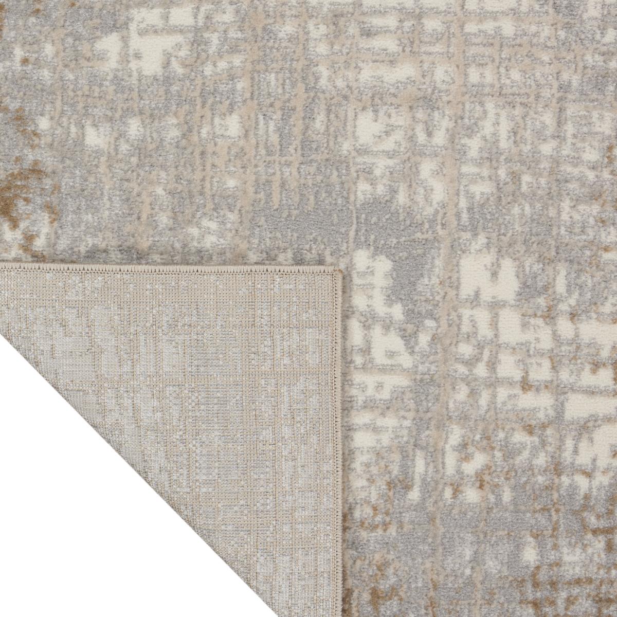 Calvin Klein Rush Crosshatch Ivory Taupe Rug