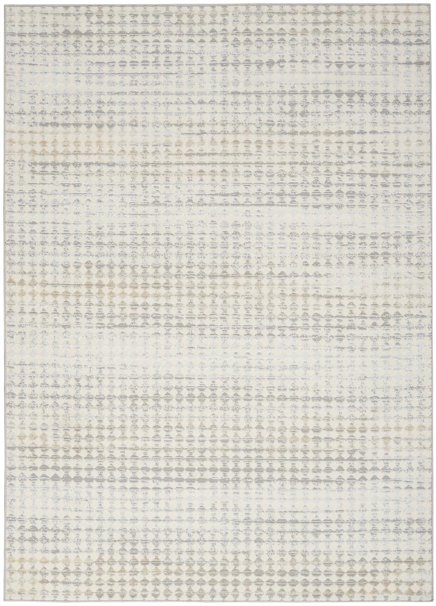 Calvin Klein Rush Grid Ivory Multicolour Rug