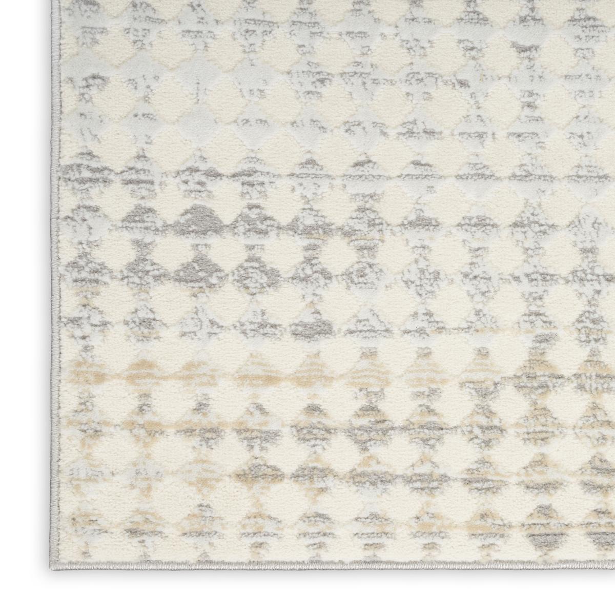 Calvin Klein Rush Grid Ivory Multicolour Rug
