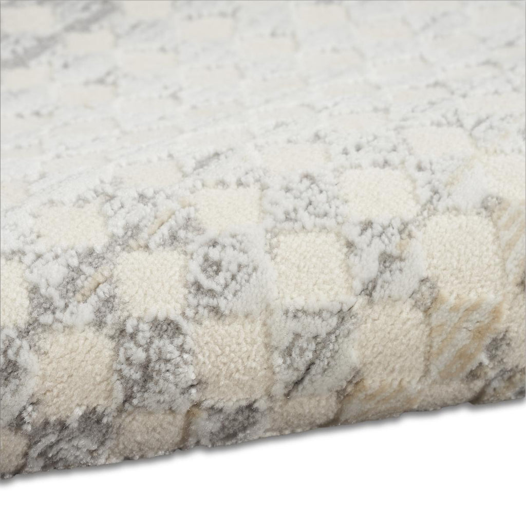 Calvin Klein Rush Grid Ivory Multicolour Rug
