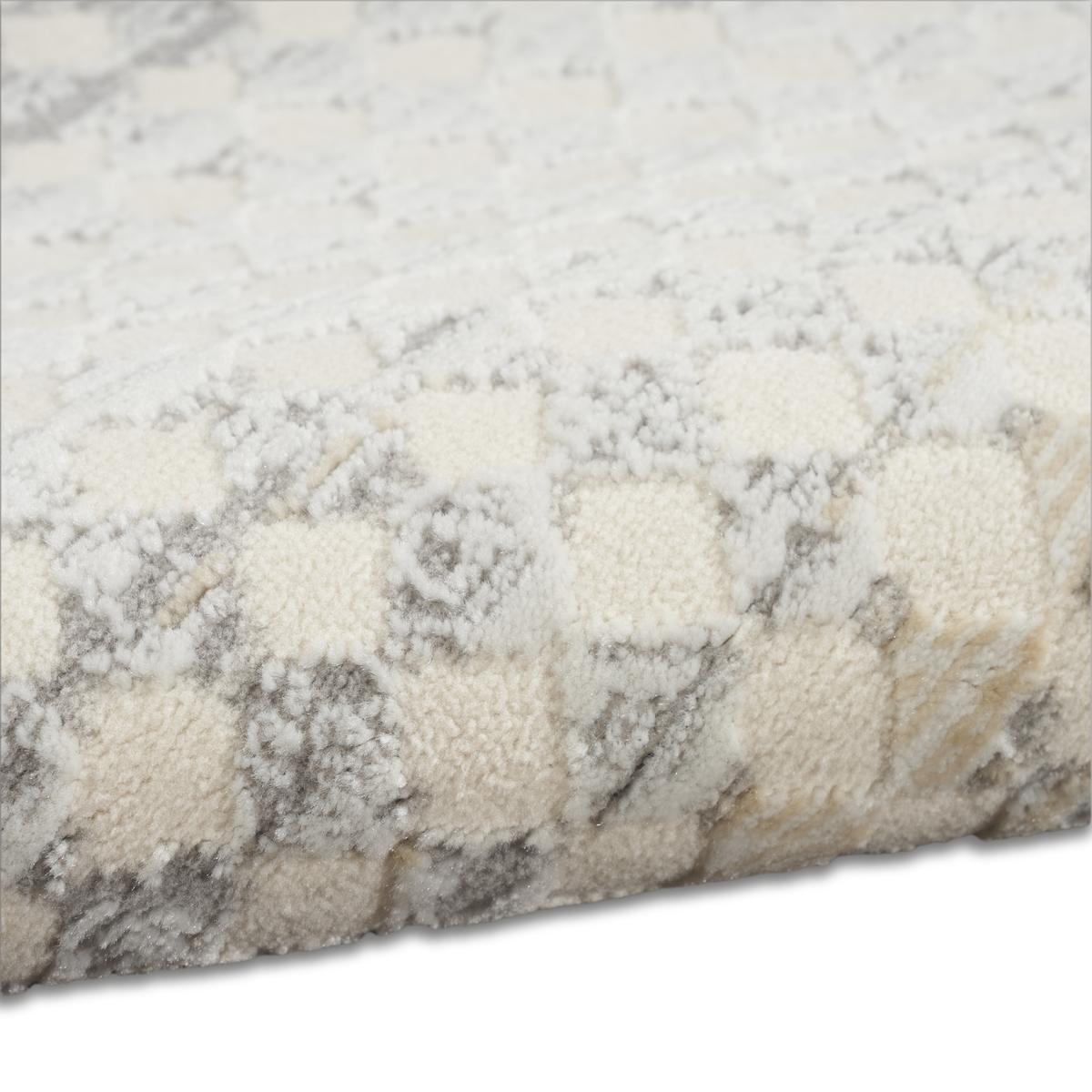 Calvin Klein Rush Grid Ivory Multicolour Rug