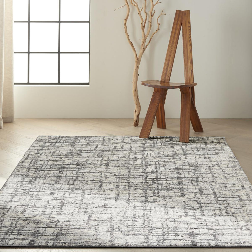 Calvin Klein Rush Mesh Ivory Grey Rug