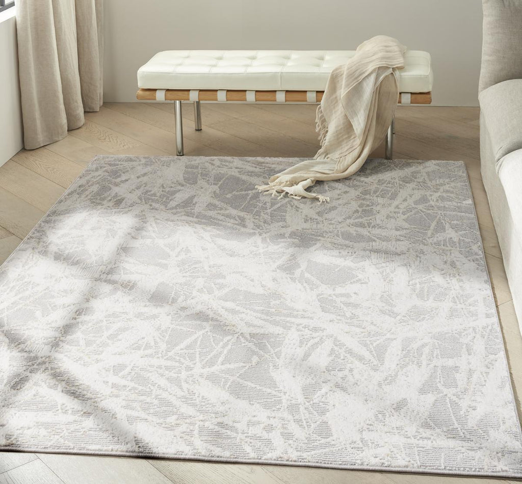 Calvin Klein Rush Shard Grey Ivory Rug