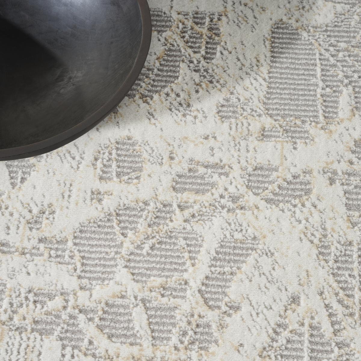Calvin Klein Rush Shard Grey Ivory Rug