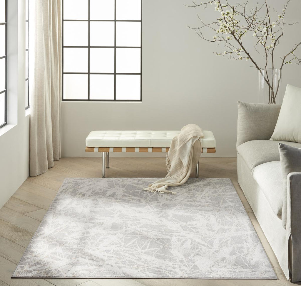 Calvin Klein Rush Shard Grey Ivory Rug