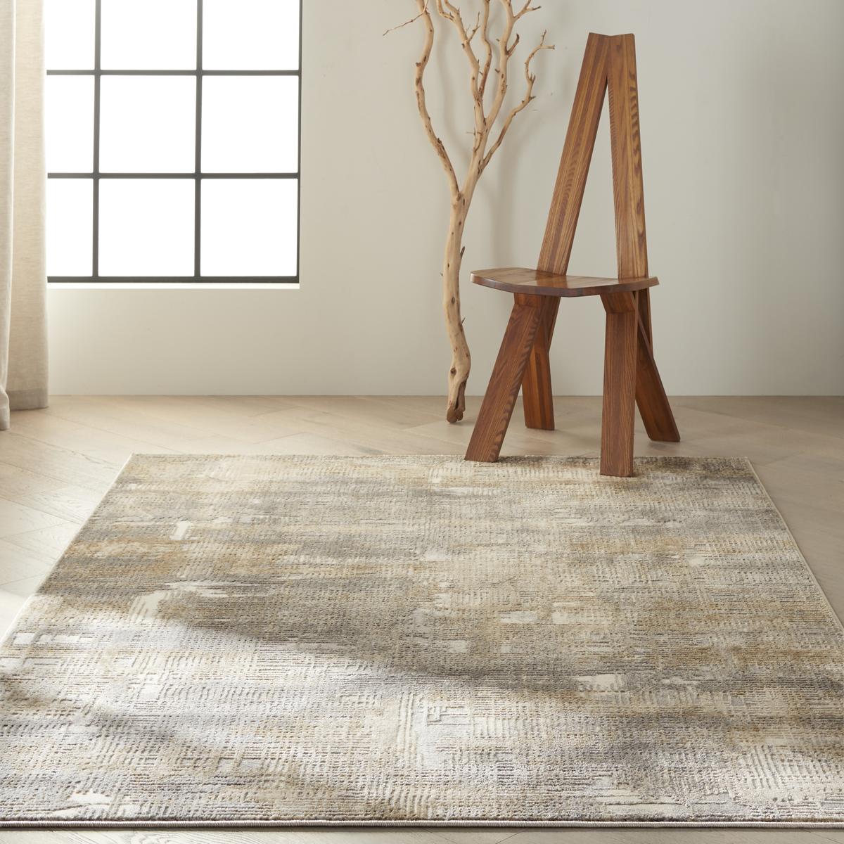 Calvin Klein Rush Wash Grey Beige Rug