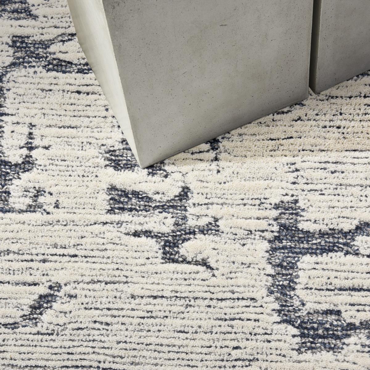 Calvin Klein Sculptural Blue Rug