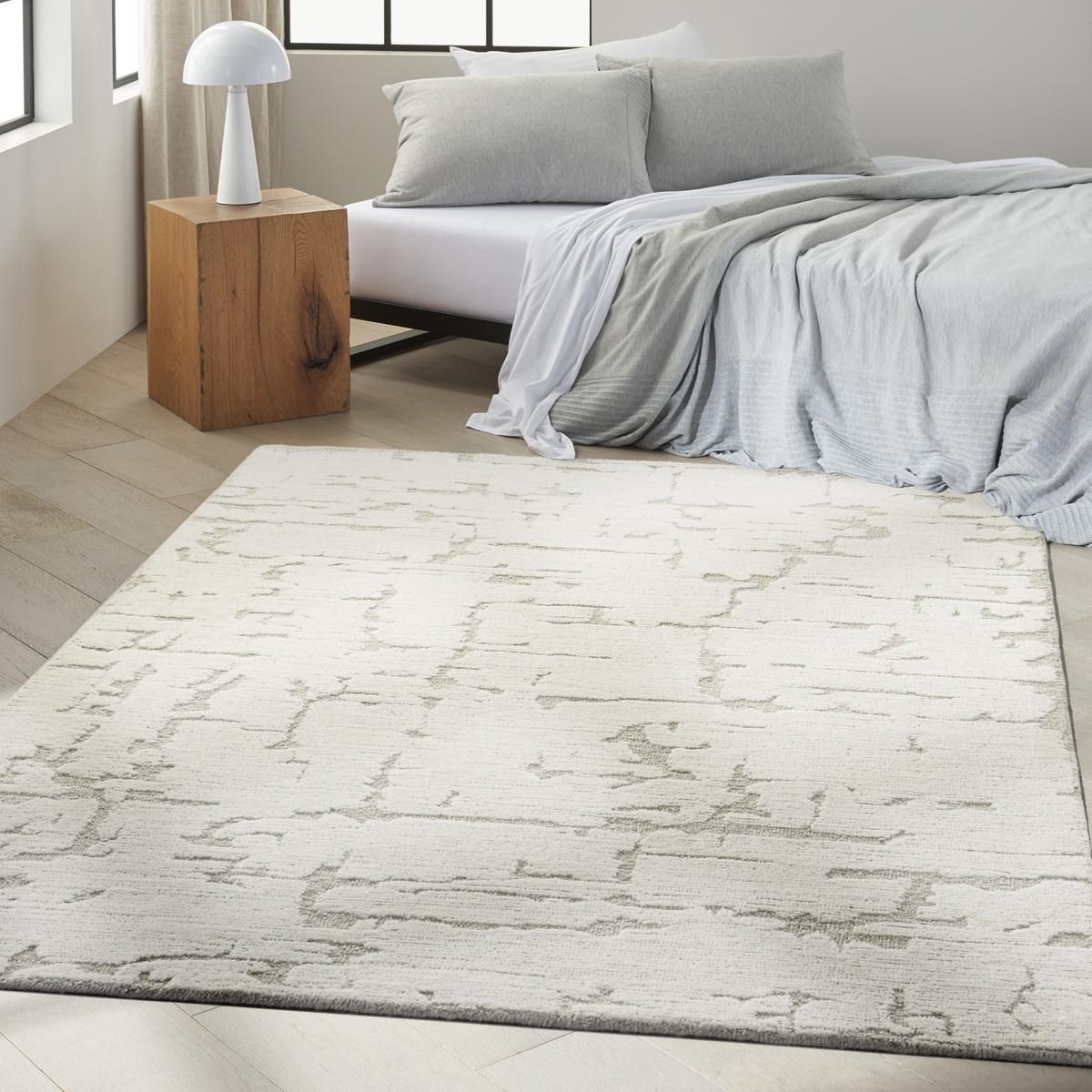 Calvin Klein Sculptural Ivory Rug