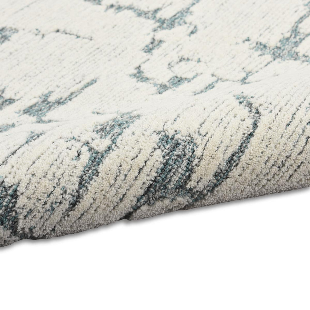 Calvin Klein Sculptural Teal Rug