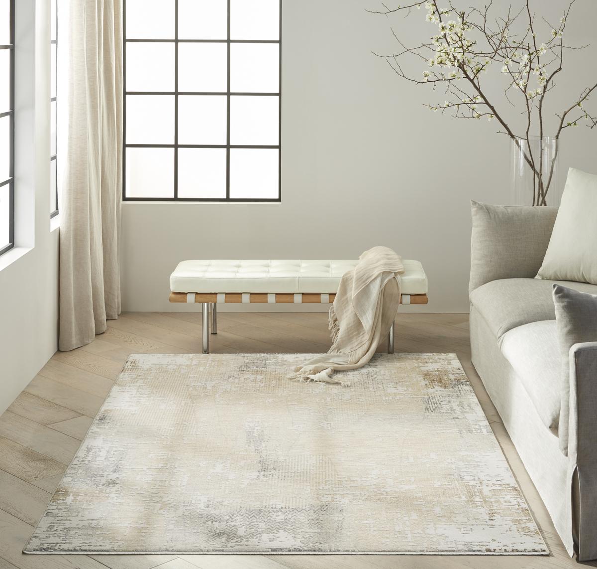 Calvin Klein Summit Haze Cream Ivory Rug
