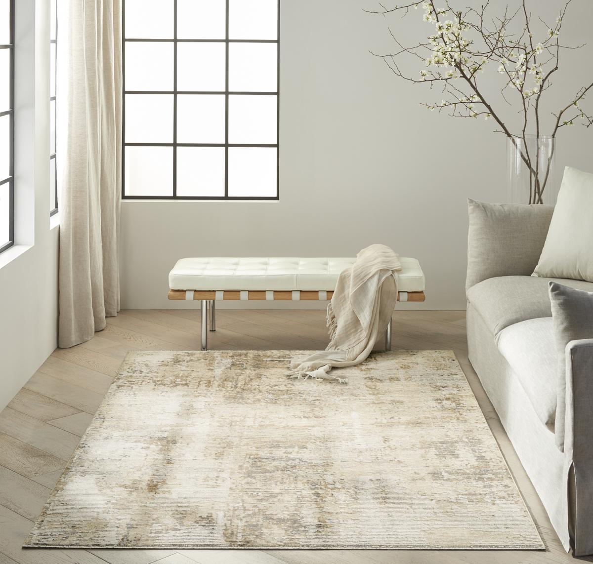 Calvin Klein Summit Mist Natural Grey Rug