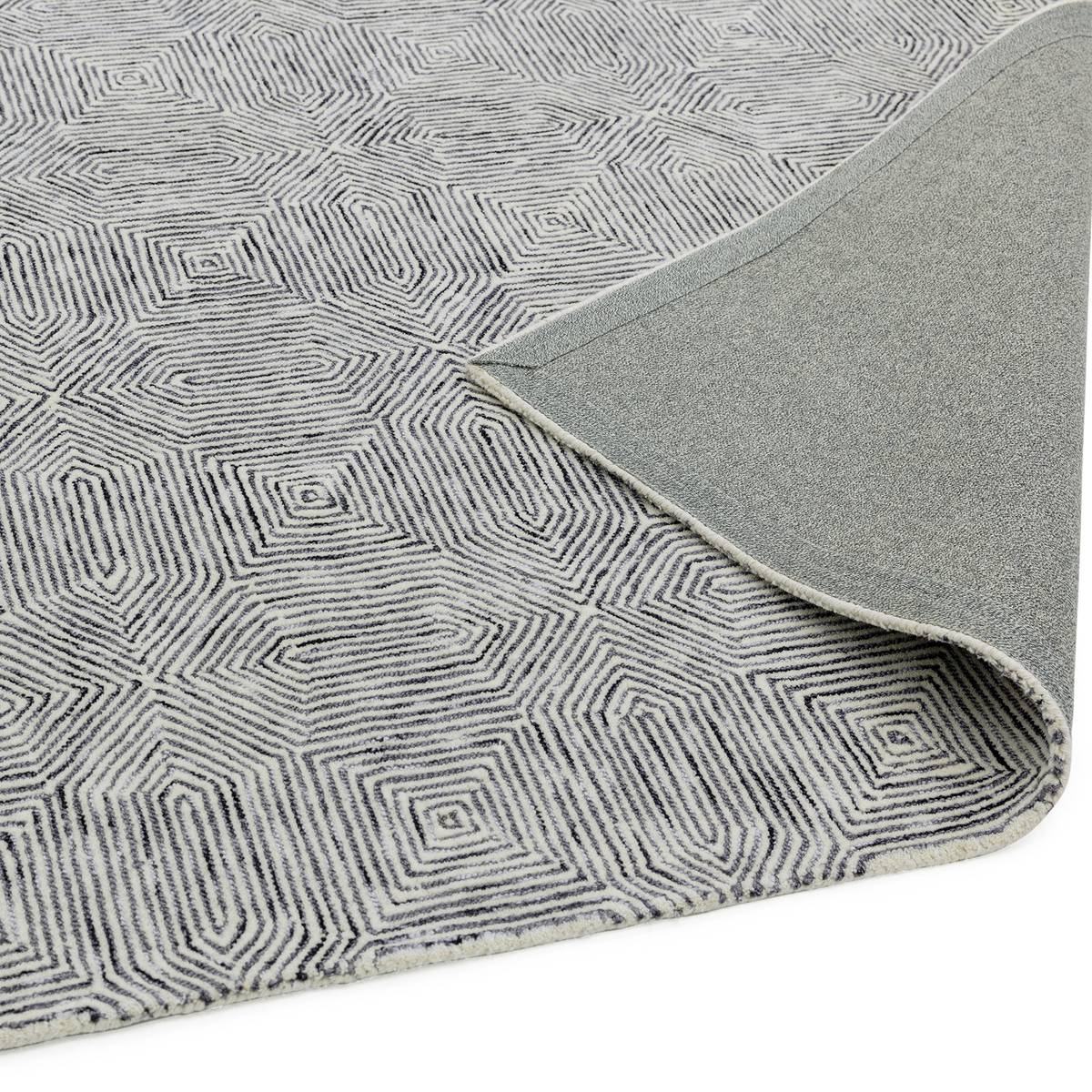 Camden Black White Rug