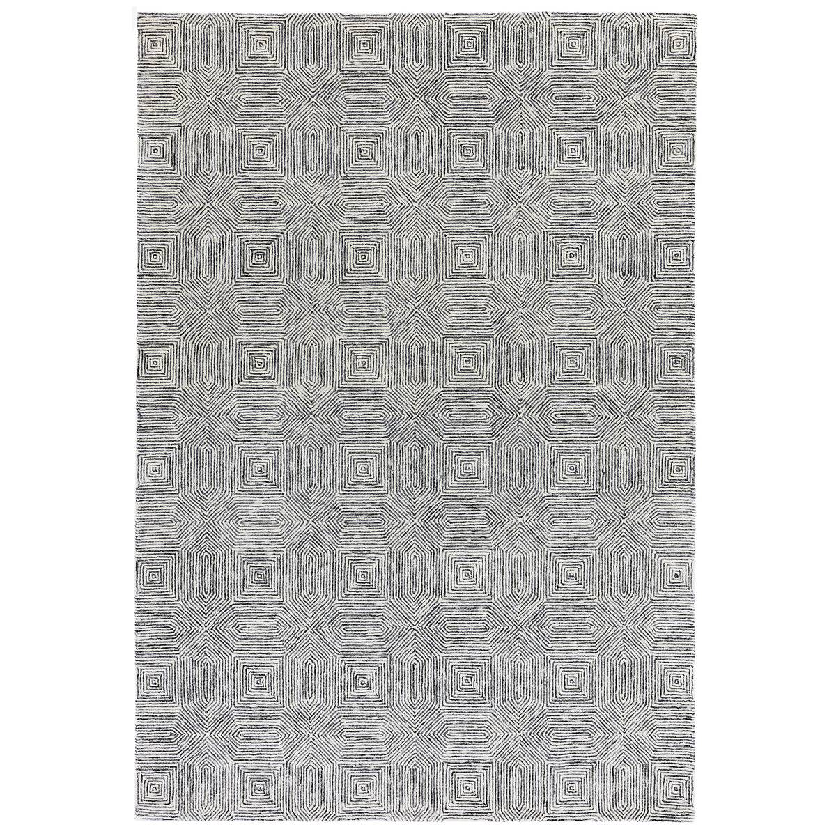Camden Black White Rug