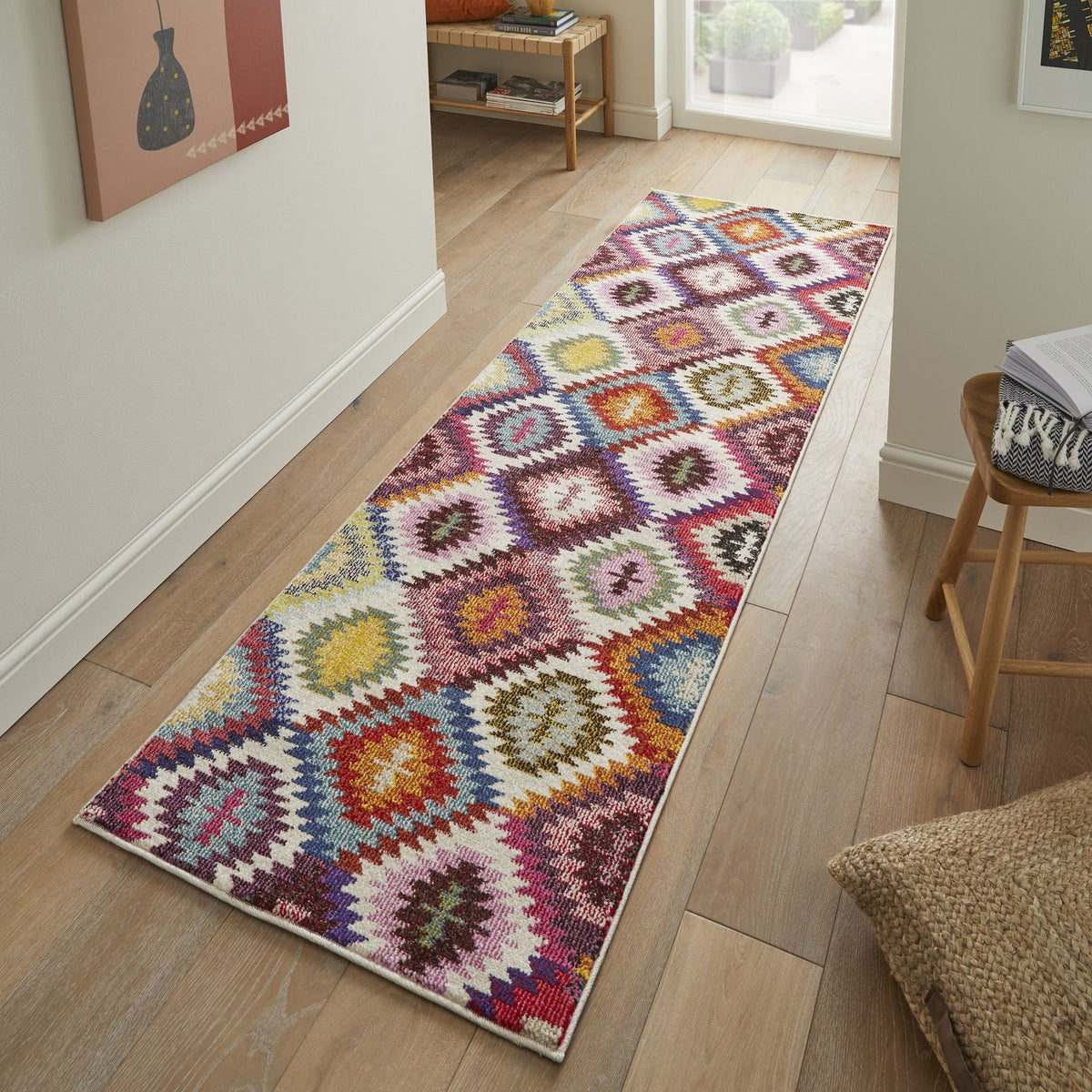 Carnaval Aztec Multicolour Rug