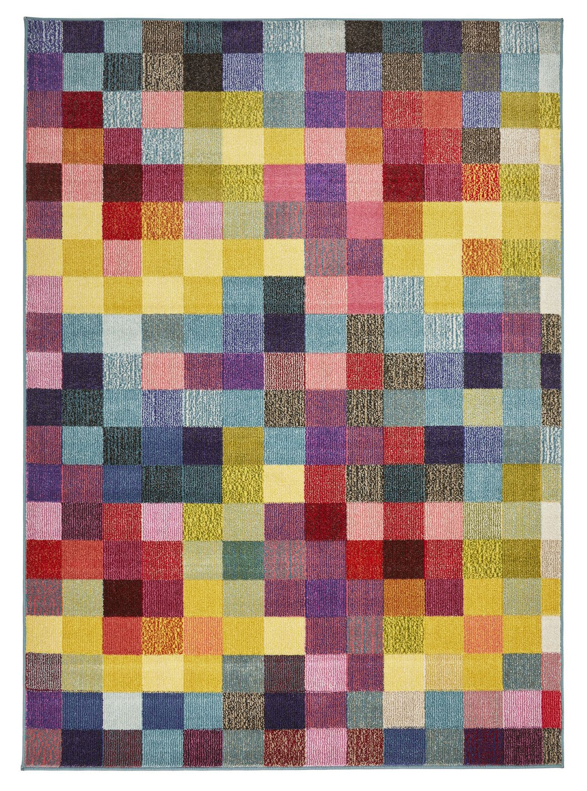 Carnaval Check Multicolour Rug